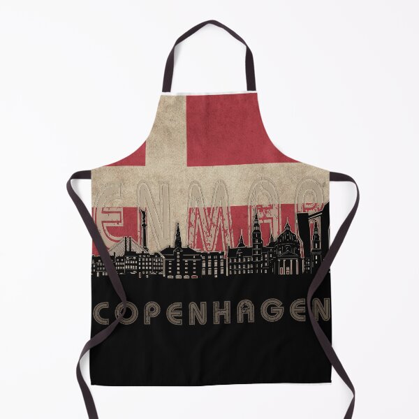 Item preview, copenhagen skyline flag designed and sold by BekimART2.
