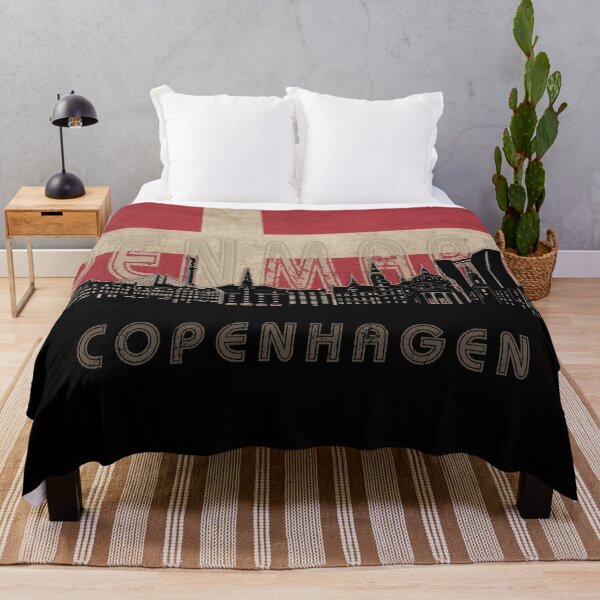Item preview, copenhagen skyline flag designed and sold by BekimART2.