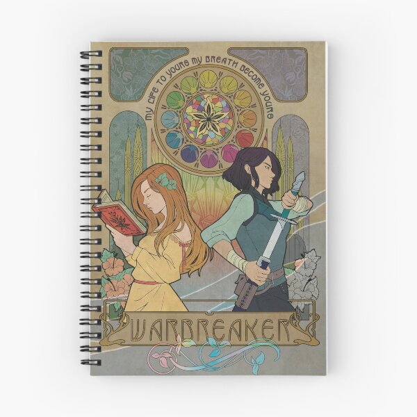 Item preview, Warbreaker Poster (Cosmere) Siri and Vivinna designed and sold by ToastSamurai.