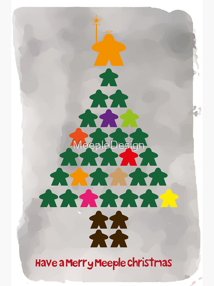 "Have a Merry Meeple Christmas (Meeple Christmas Tree) Board Games