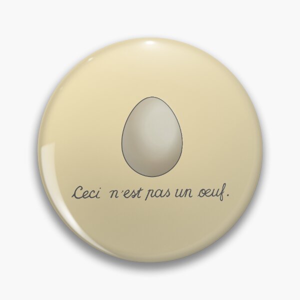 Item preview, Ceci n'est pas un oeuf. designed and sold by Art by s2ray.
