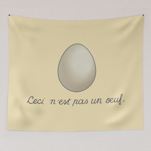 Item preview, Ceci n'est pas un oeuf. designed and sold by Art by s2ray.