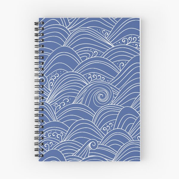 Item preview, Japanese Waves Pattern in Blue and White designed and sold by neopop.