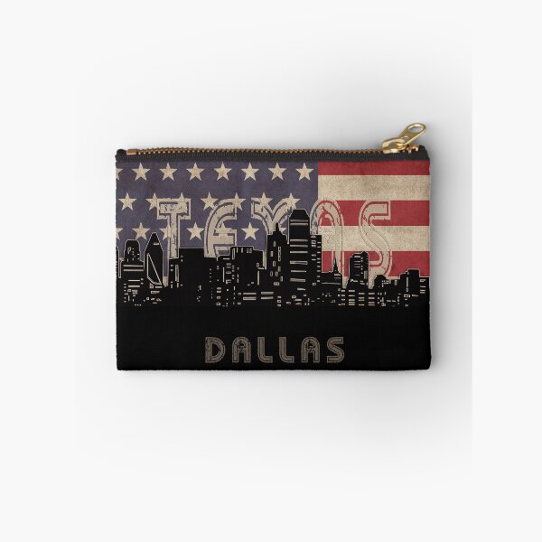 Item preview, dallas skyline flag designed and sold by BekimART2.