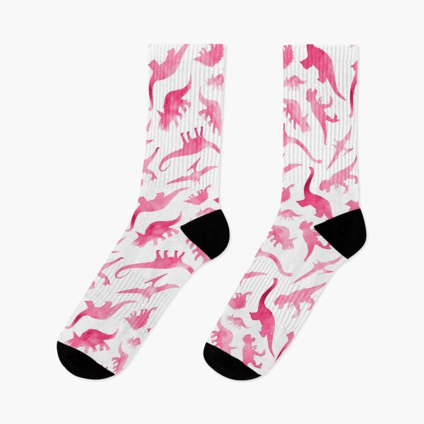 Item preview, Watercolor Dinosaurs in Pink designed and sold by The Wellington Boot.