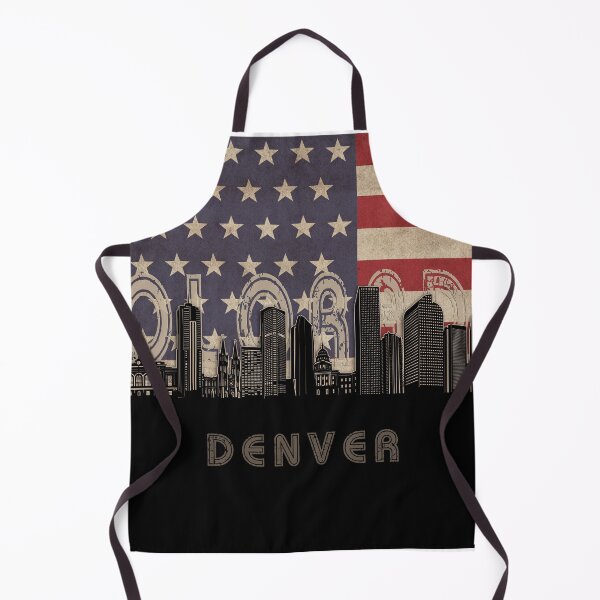 Item preview, denver skyline flag designed and sold by BekimART2.
