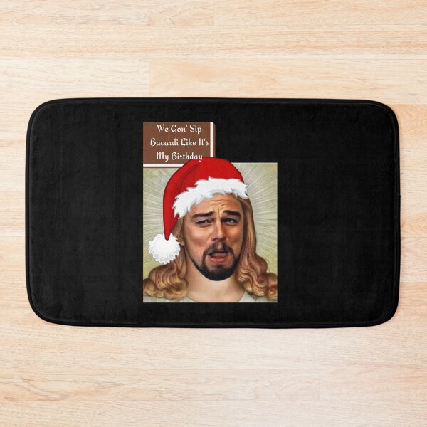 Item preview, Leo Meme Jesus Birthday Party Xmas designed and sold by printgaff.