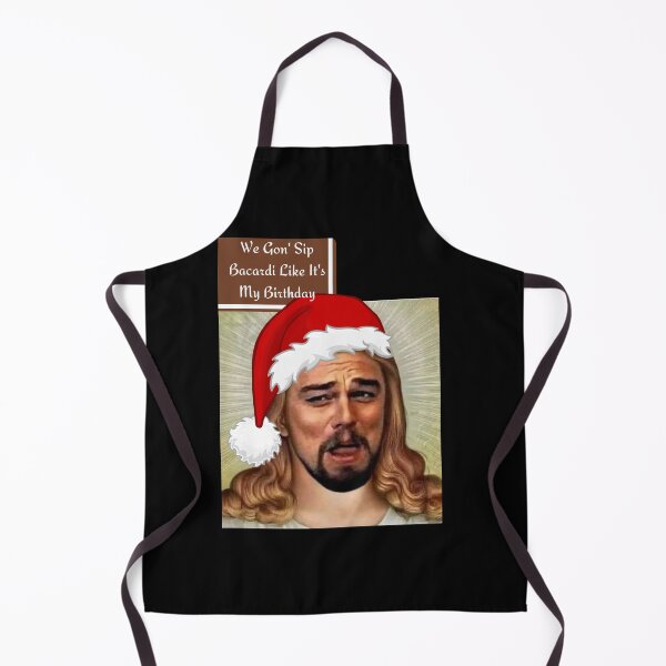 Item preview, Leo Meme Jesus Birthday Party Xmas designed and sold by printgaff.