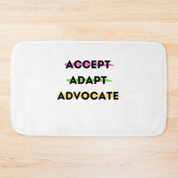 Item preview, Accept Adapt Advocate Gift designed and sold by Emerg-Apparel.