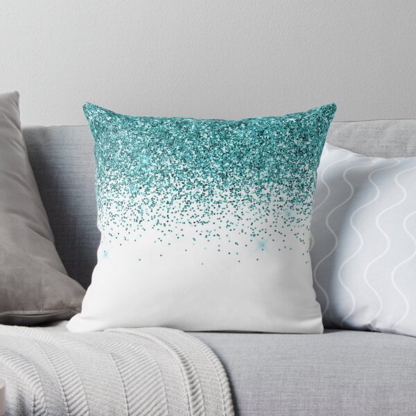 Teal and silver pillows new arrivals