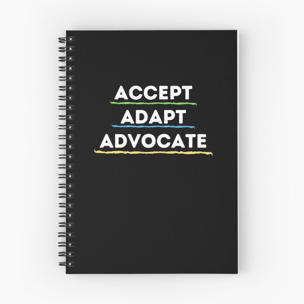 Item preview, Accept Adapt Advocate Gift designed and sold by Emerg-Apparel.