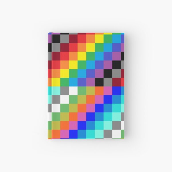Colored Squares Hardcover Journal