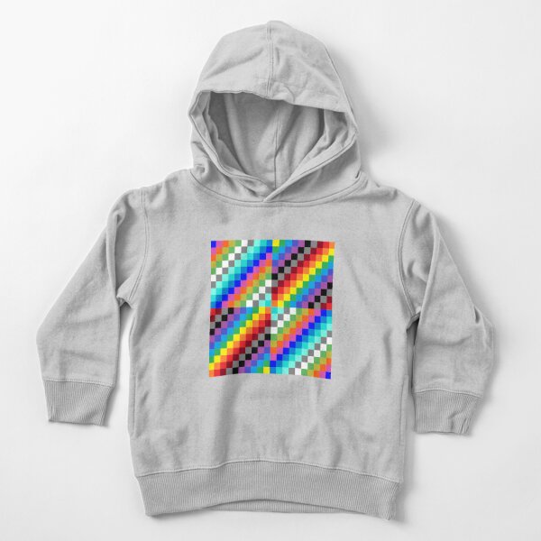 Colored Squares Toddler Pullover Hoodie
