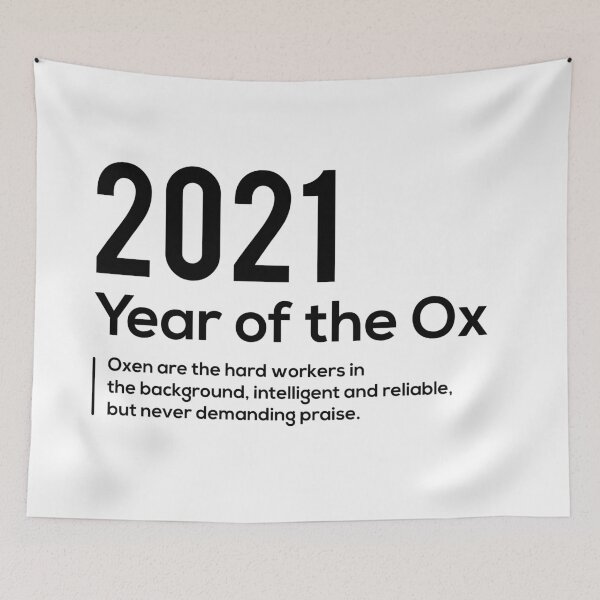 Item preview, 2021 Year of the Ox Chinese Zodiac designed and sold by happyshopg.