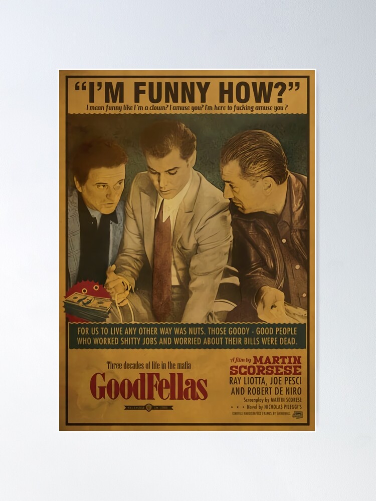 Alternative Ansicht von Goodfellas Poster Poster