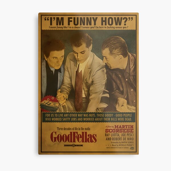 Goodfellas Poster Metal Print