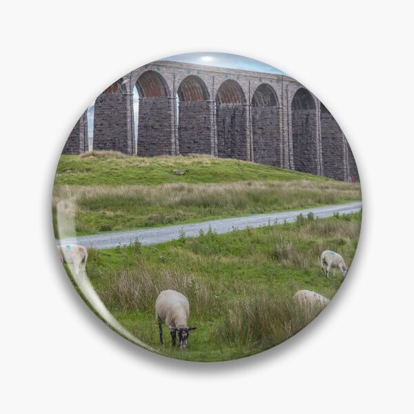 Item preview, Sheep Grazing Next To The Ribblehead Viaduct, Yorkshire designed and sold by GeraldineCurtis.