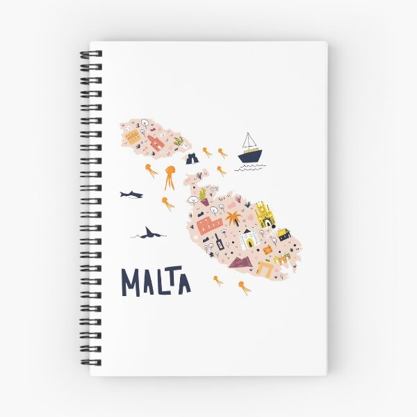 Item preview, map of Malta designed and sold by ashiya-pixel.