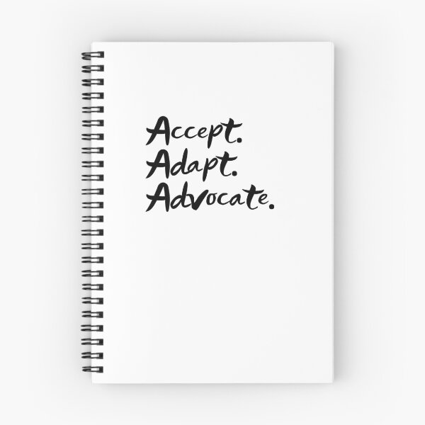 Item preview, Accept Adapt Advocate Gift designed and sold by Emerg-Apparel.