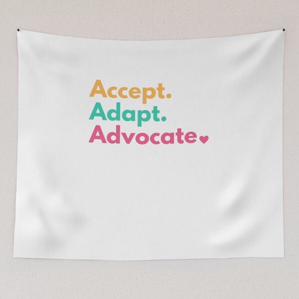 Item preview, Accept Adapt Advocate Gift designed and sold by Emerg-Apparel.