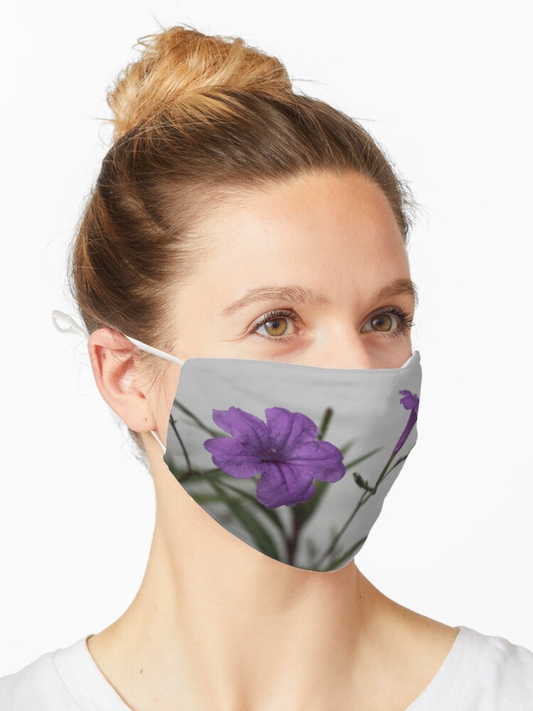 Mascarilla «Petunia mexicana morada» de Islandjunkie09 | Redbubble