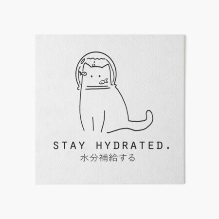 Aesthetic Harajuku Water Bottle Stay Hydrated Japanese Text product Poster  for Sale by D-C-Designs