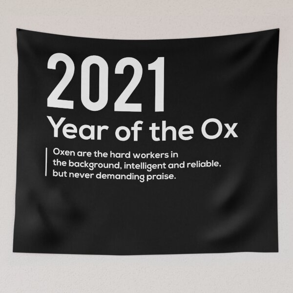 Item preview, 2021 Year of the Ox Chinese Zodiac designed and sold by happyshopg.