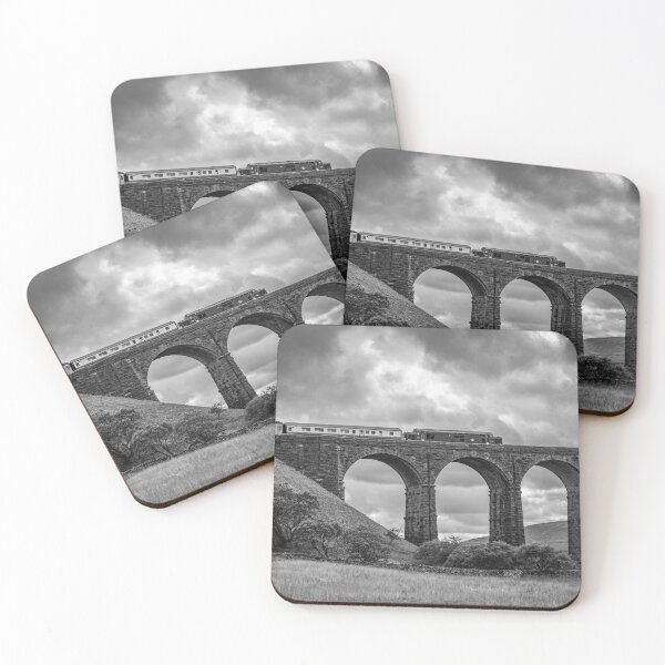 Item preview, Train Travelling Across The Ribblehead Viaduct, Yorkshire designed and sold by GeraldineCurtis.
