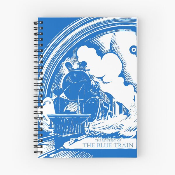 Item preview, The Mystery of the Blue Train - Agatha Christie Poster designed and sold by Vintage-TM.