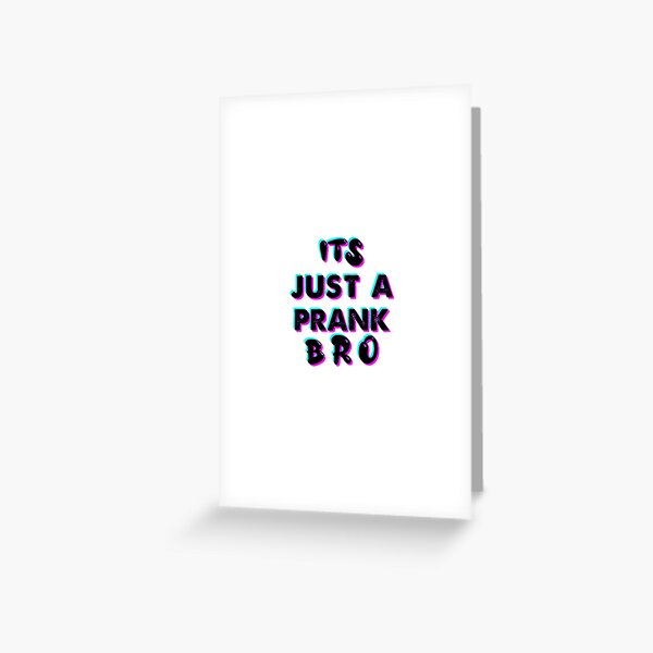 Just a prank Sticker