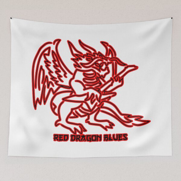 Item preview, red dragon blues designed and sold by Xdelacra.