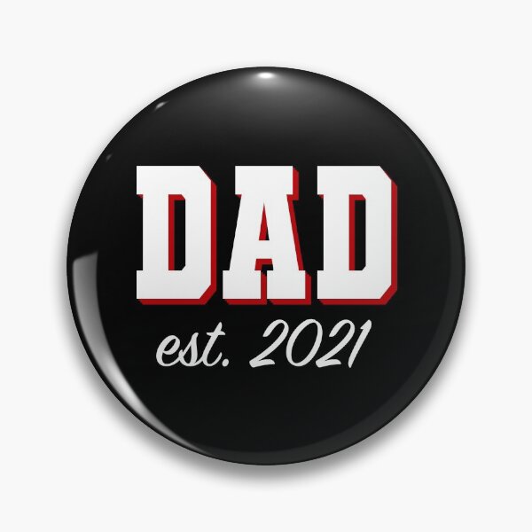 Item preview, New Dad Established Date 2021 designed and sold by Happy Puppy Print On Demand.