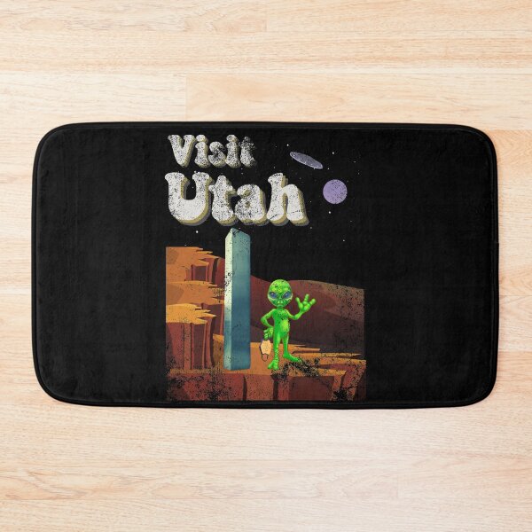 Item preview, Visit Utah Funny Monolith Mystery Alien Vintage  designed and sold by Sutra-Lotus-Co.