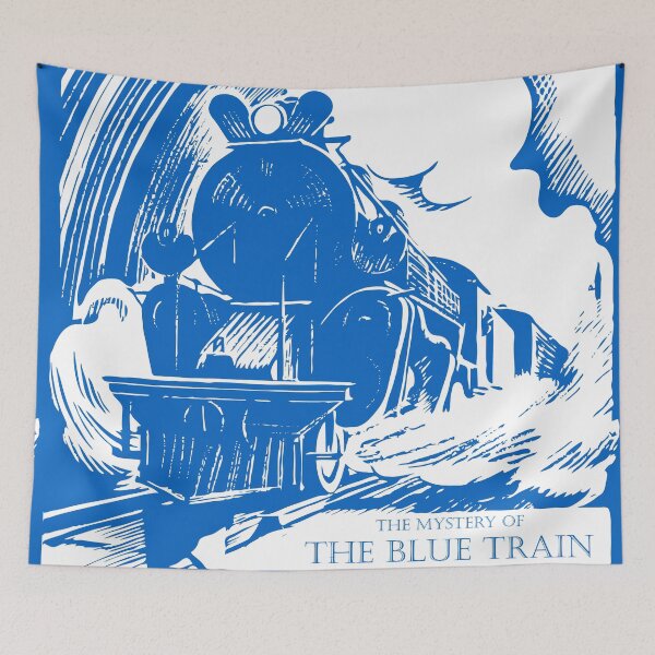 Item preview, The Mystery of the Blue Train - Agatha Christie Poster designed and sold by Vintage-TM.