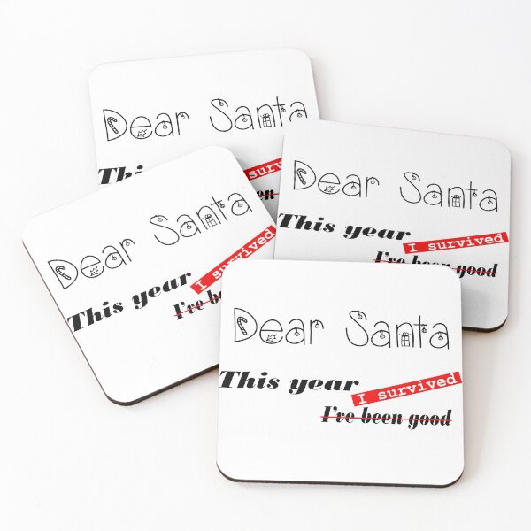 Item preview, Dear Santa! This year I survived! designed and sold by FreakyNerdTees.