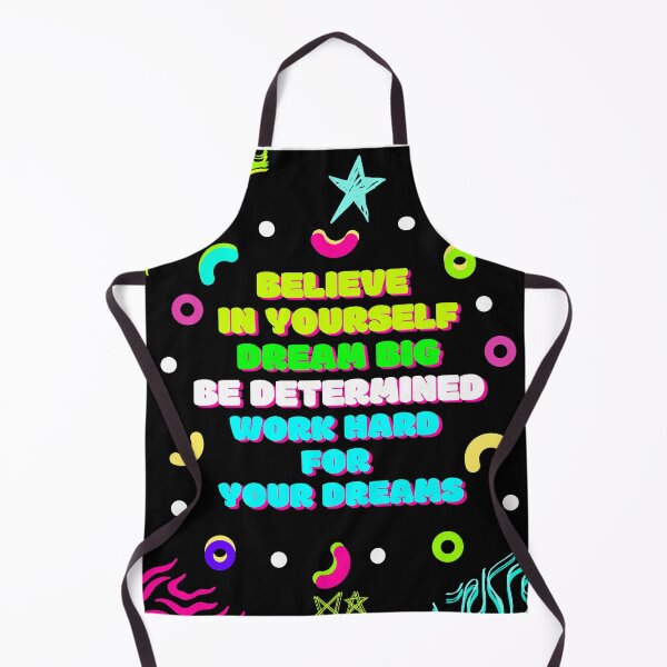 Item preview, Believe in Yourself, Dream Big, Work Hard for your Dreams Quotes with neon designed and sold by BlancaQstyle.