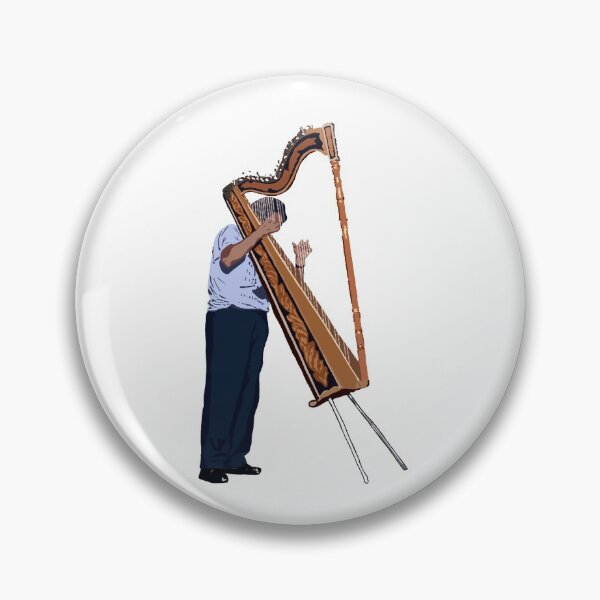 Item preview, Man playing harp designed and sold by Tcktraveler.