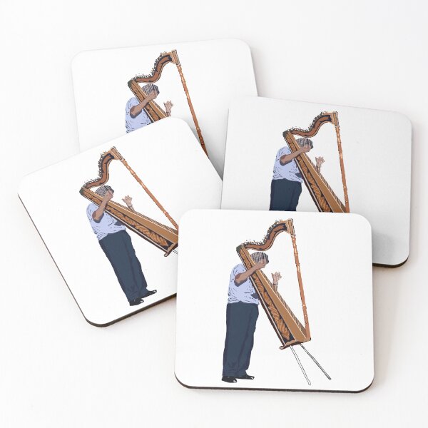 Item preview, Man playing harp designed and sold by Tcktraveler.