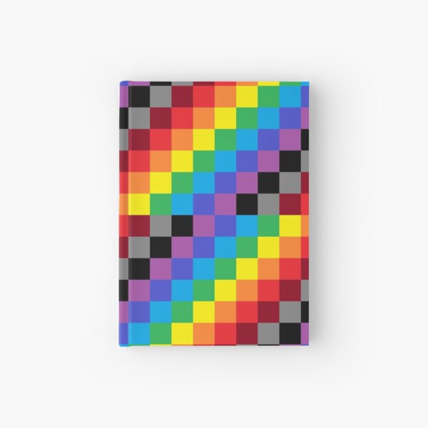 Colored Squares Hardcover Journal