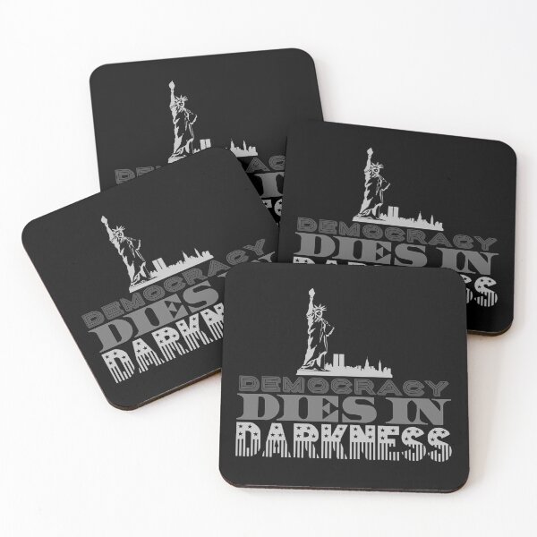 Item preview, Democracy Dies in Darkness designed and sold by JosAwestuff.