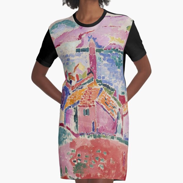 Les toits de Collioure-Henri Matisse T-Shirt Kleid
