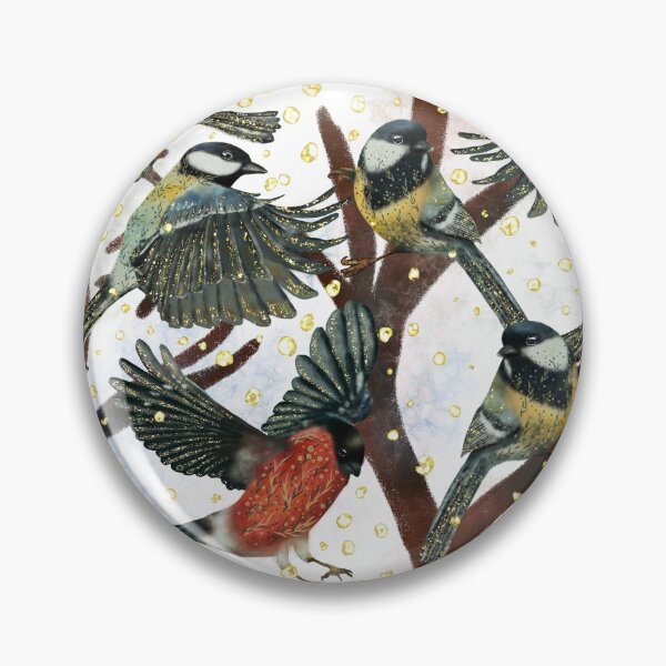 Item preview, Magical Winter Wild Bird pattern designed and sold by Dottadesigns.