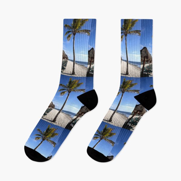 Item preview, Palm Tree Sandy Beach Blue Sky Holiday Vacation designed and sold by comcamworld.