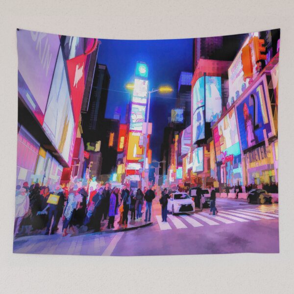 Item preview, New York Night Time Art  designed and sold by Londonimages.