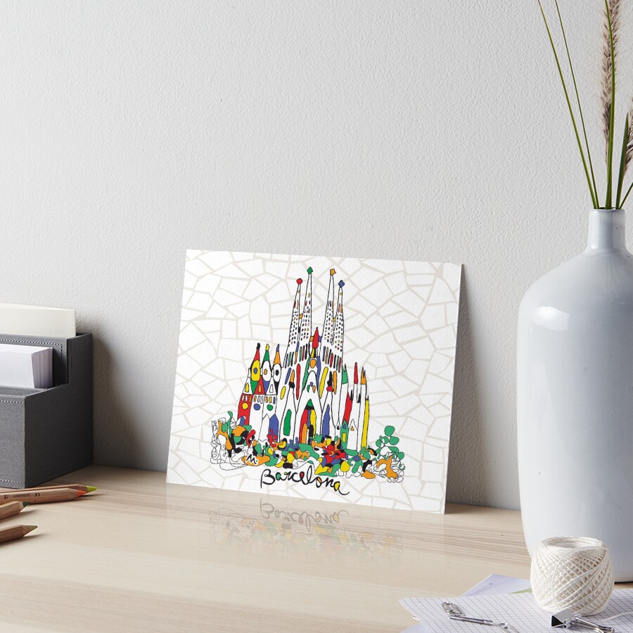 Item preview, Art Board Print designed and sold by Miduart.