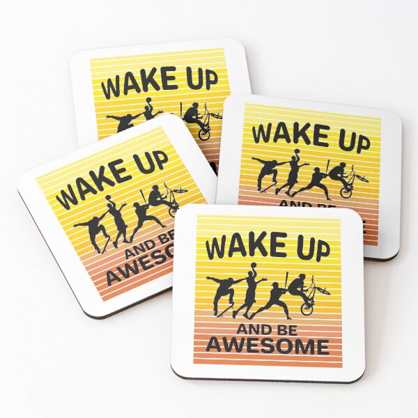 Item preview, Wake up and be awesome designed and sold by aktiveaddict.