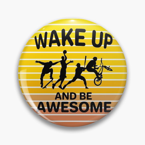 Item preview, Wake up and be awesome designed and sold by aktiveaddict.