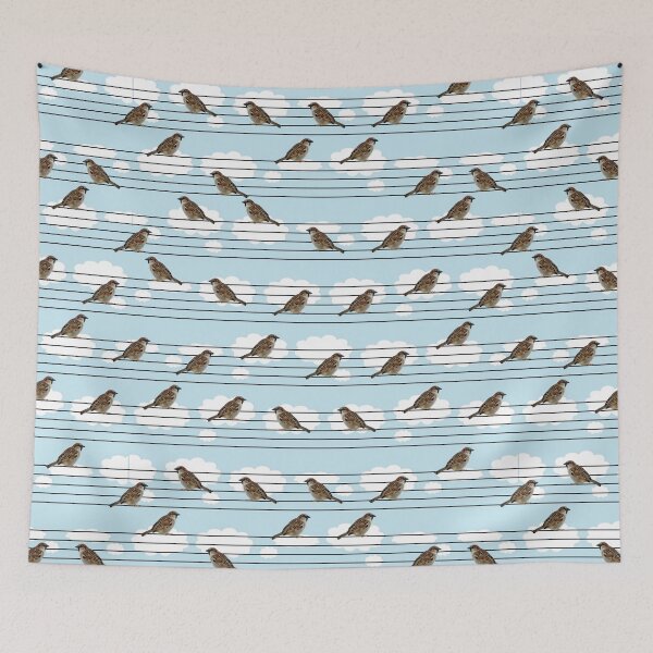 Item preview, Musical sparrows designed and sold by Gaspar Avila.