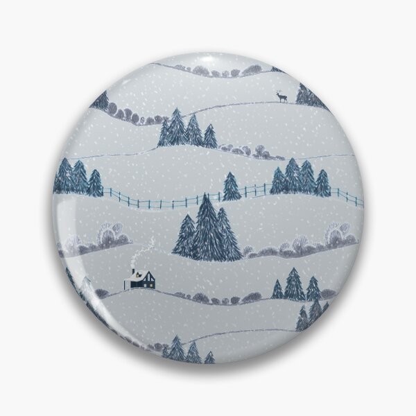Item preview, Winter Landscape designed and sold by Greenfield Illustration.