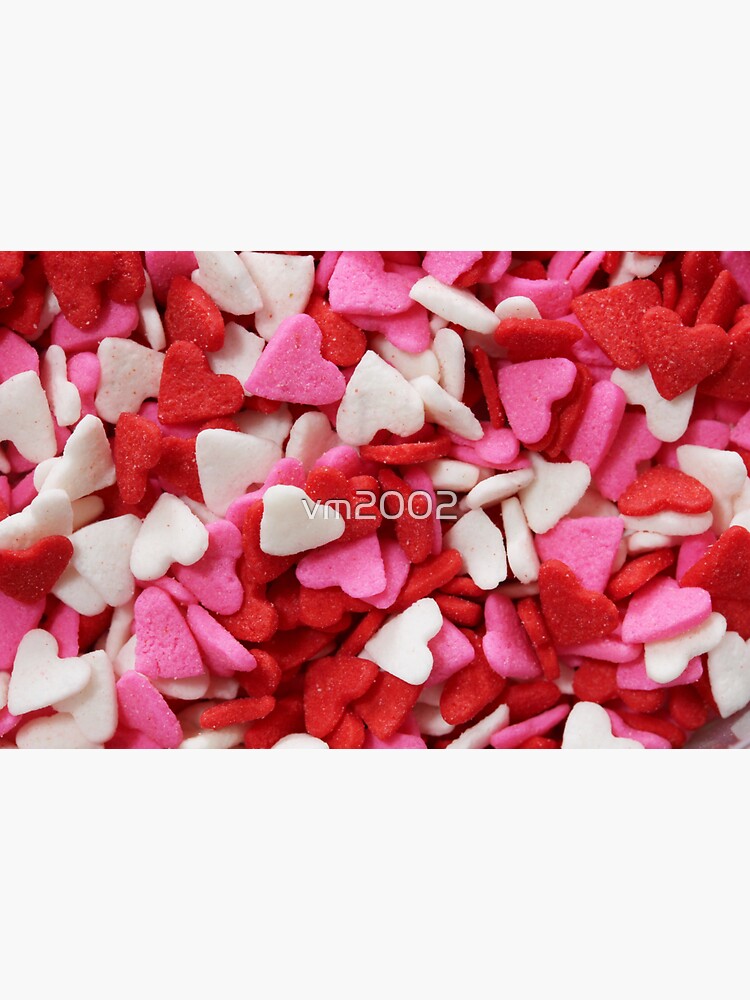 "Heart sprinkles" Sticker for Sale by vm2002 Redbubble